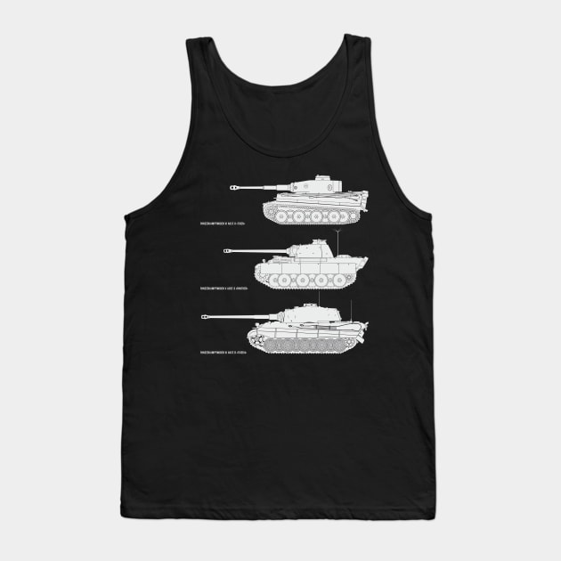 German Cats WW2 Tank Top by FAawRay